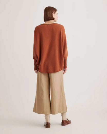 Mongolian Cashmere Batwing Sweater