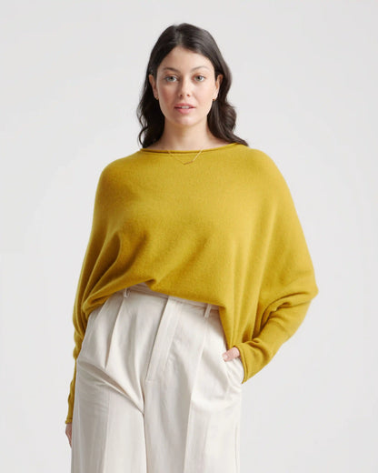 Mongolian Cashmere Batwing Sweater