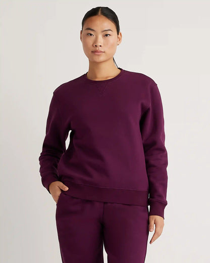 Organic Heavyweight Fleece Boyfriend Crew