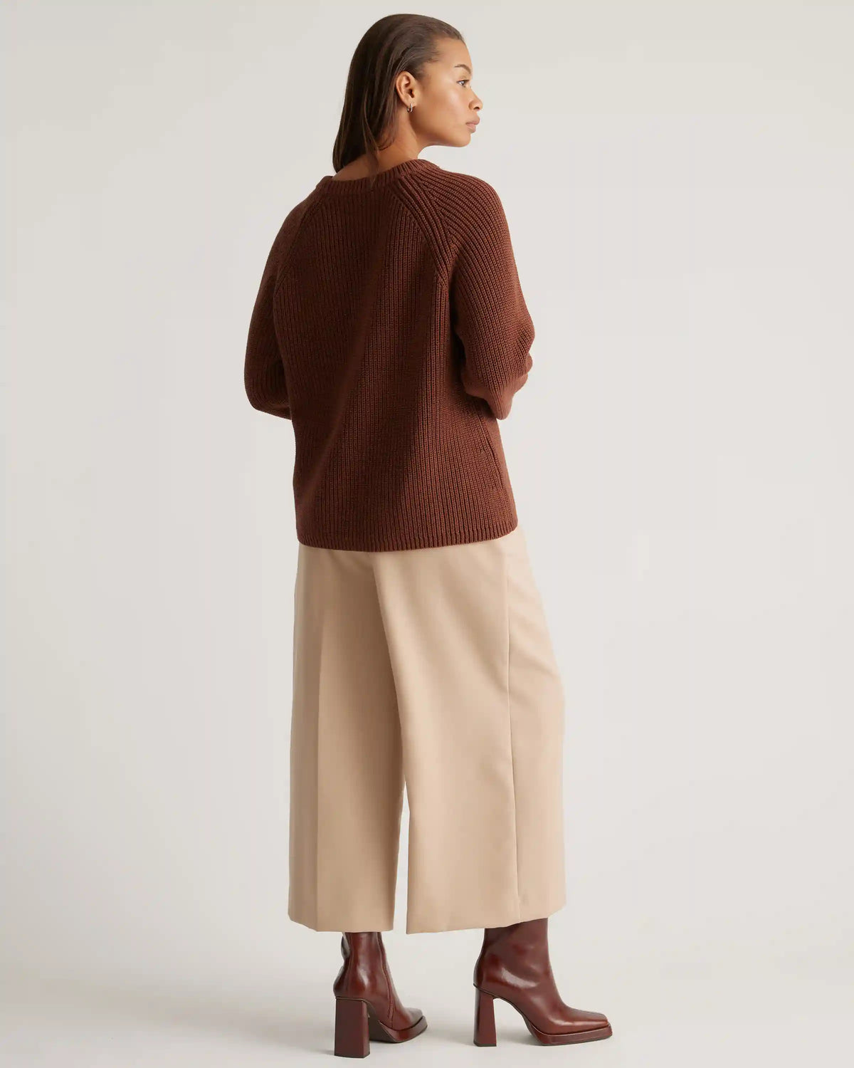 100% Organic Cotton Fisherman Crew Sweater