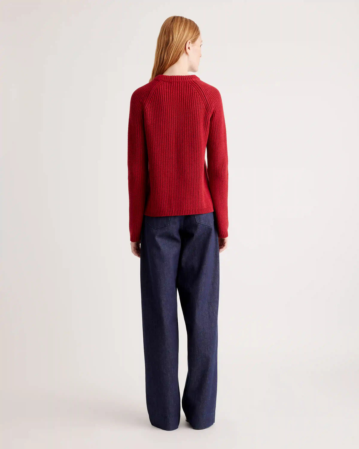 100% Organic Cotton Fisherman Crew Sweater