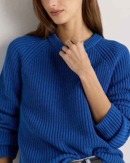 100% Organic Cotton Fisherman Crew Sweater