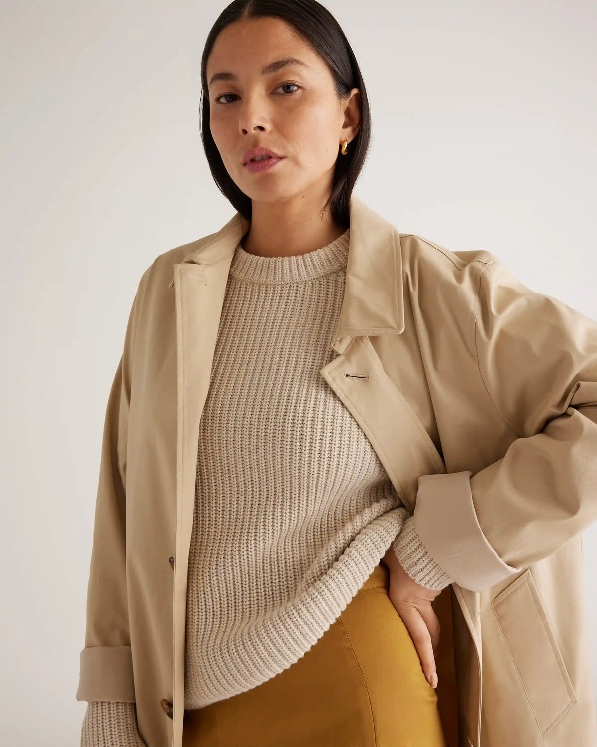 100% Organic Cotton Fisherman Crew Sweater