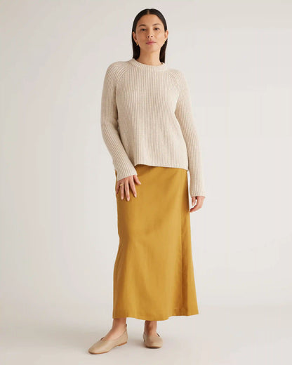 100% Organic Cotton Fisherman Crew Sweater
