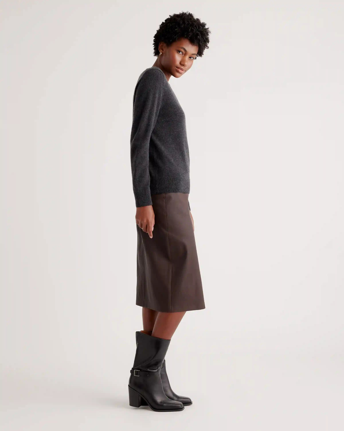 Mongolian Spring Cashmere Crewneck Sweater