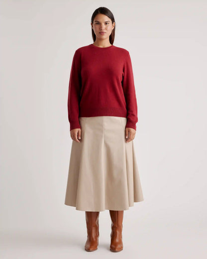 Mongolian Spring Cashmere Crewneck Sweater