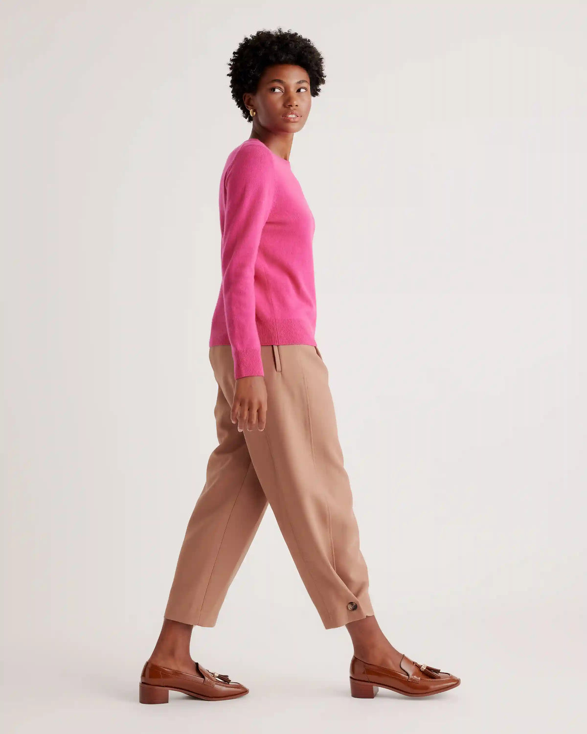 Mongolian Spring Cashmere Crewneck Sweater