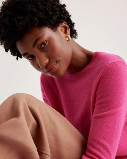 Mongolian Spring Cashmere Crewneck Sweater