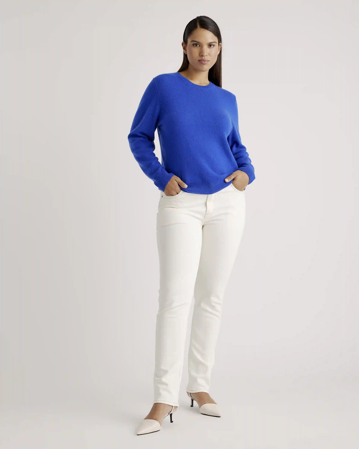 Mongolian Spring Cashmere Crewneck Sweater