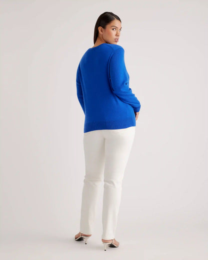 Mongolian Spring Cashmere Crewneck Sweater