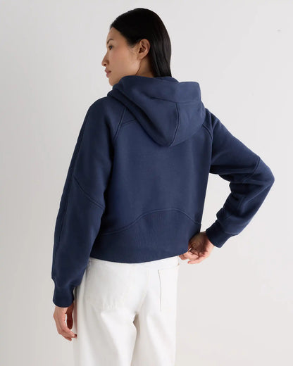 Everyday Fleece Cropped Half Zip Hoodie
