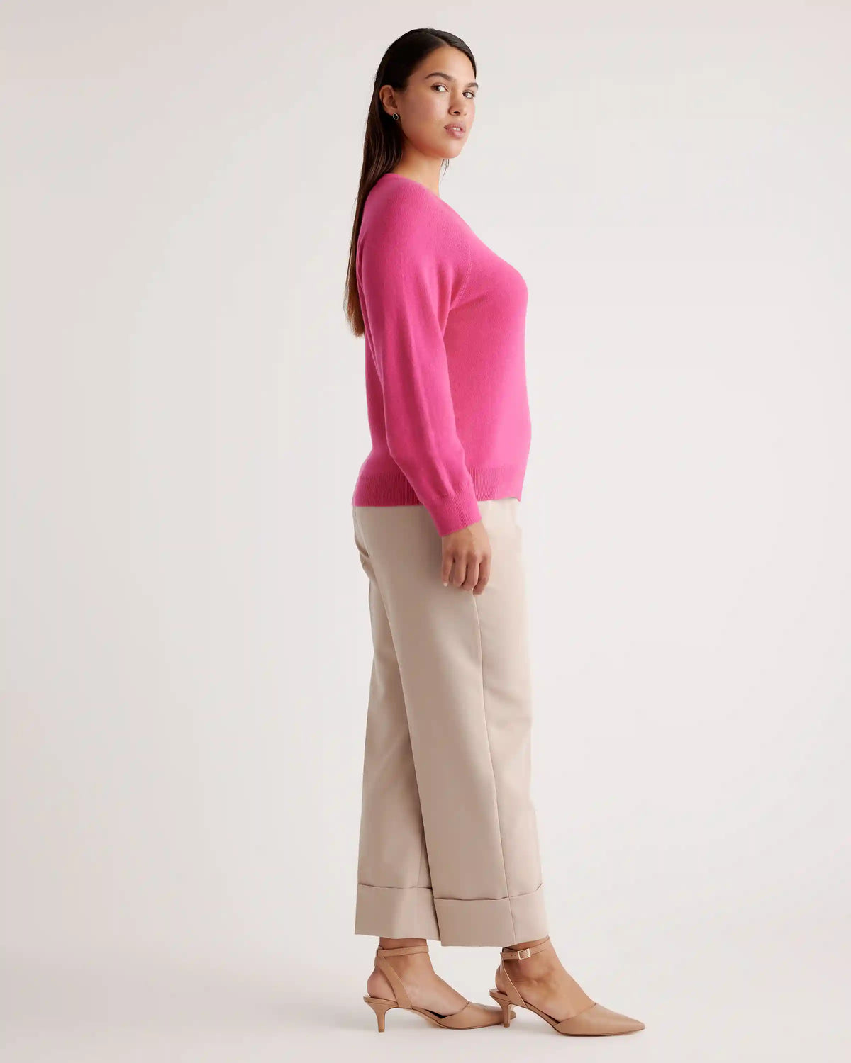 Mongolian Shrunken Cashmere Sweatshirt