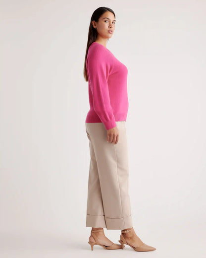 Mongolian Shrunken Cashmere Sweatshirt