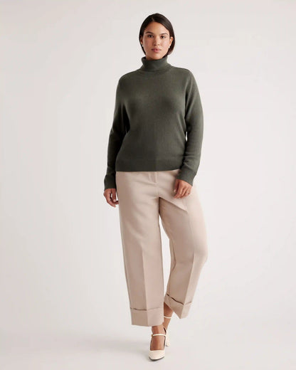 Mongolian Cashmere Turtleneck Sweater
