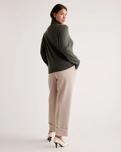 Mongolian Cashmere Turtleneck Sweater