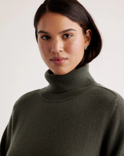 Mongolian Cashmere Turtleneck Sweater