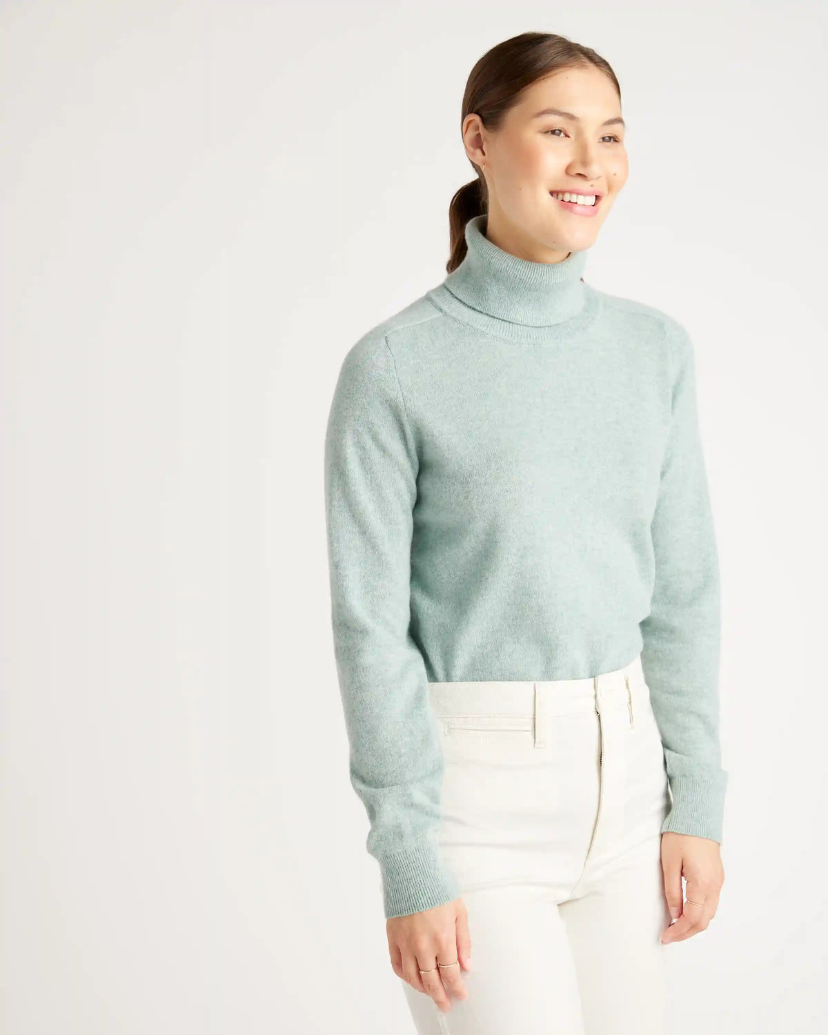 Mongolian Cashmere Turtleneck Sweater