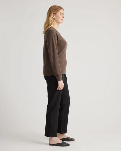 Mongolian Spring Cashmere V-Neck Sweater