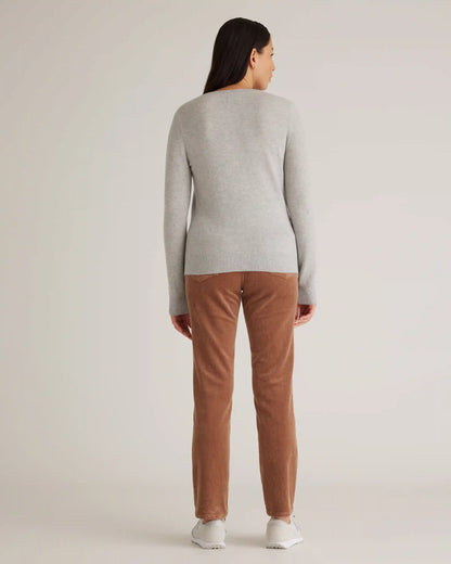 Mongolian Spring Cashmere V-Neck Sweater