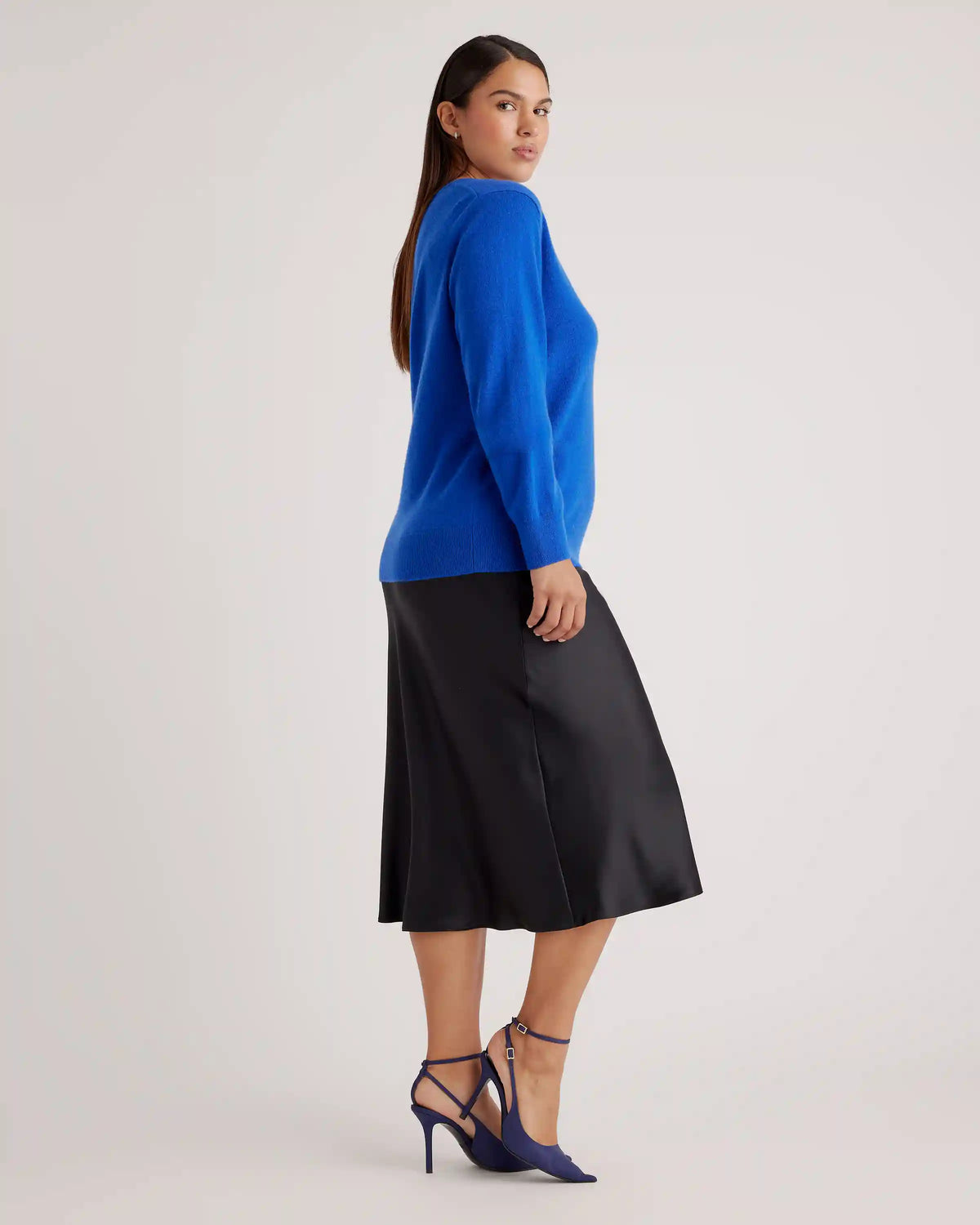Mongolian Spring Cashmere V-Neck Sweater