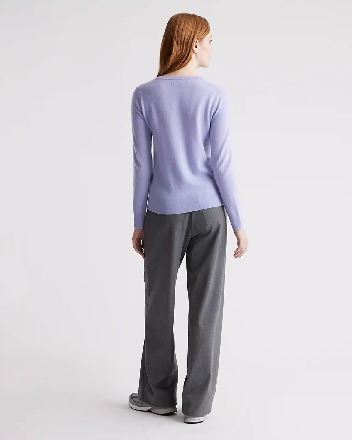 Mongolian Cashmere V-Neck Sweater