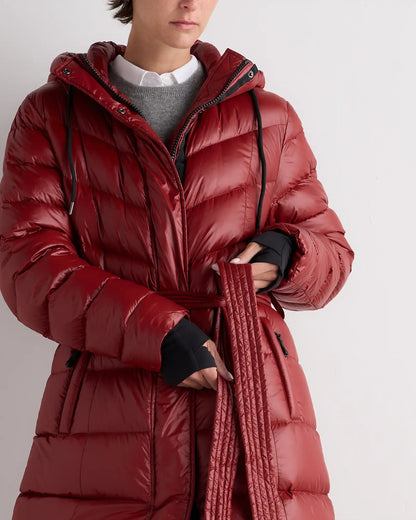 Responsible Down Belted Puffer Maxi Coat
