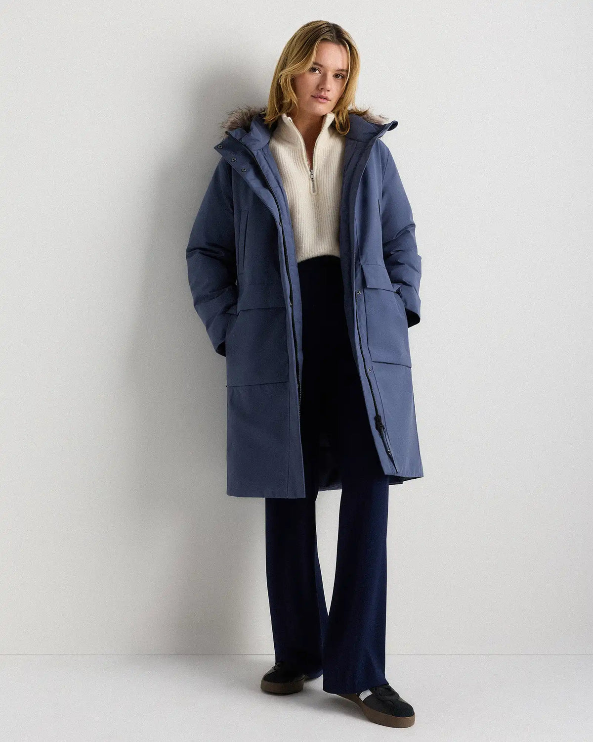 Responsible Down Hooded Long Parka