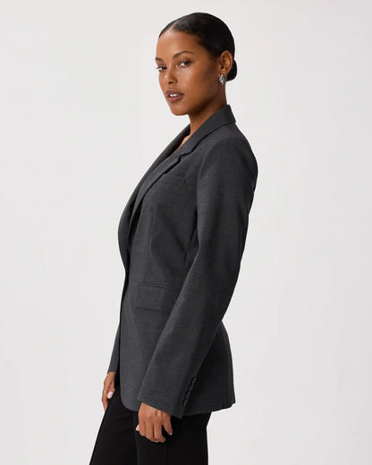 Italian Wool Long Blazer