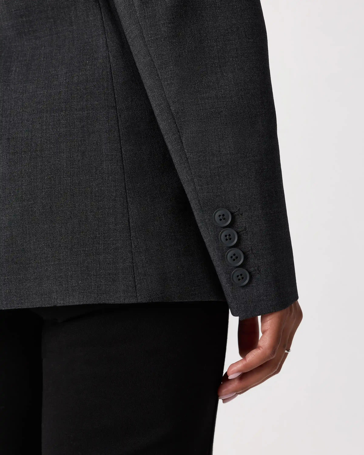 Italian Wool Long Blazer