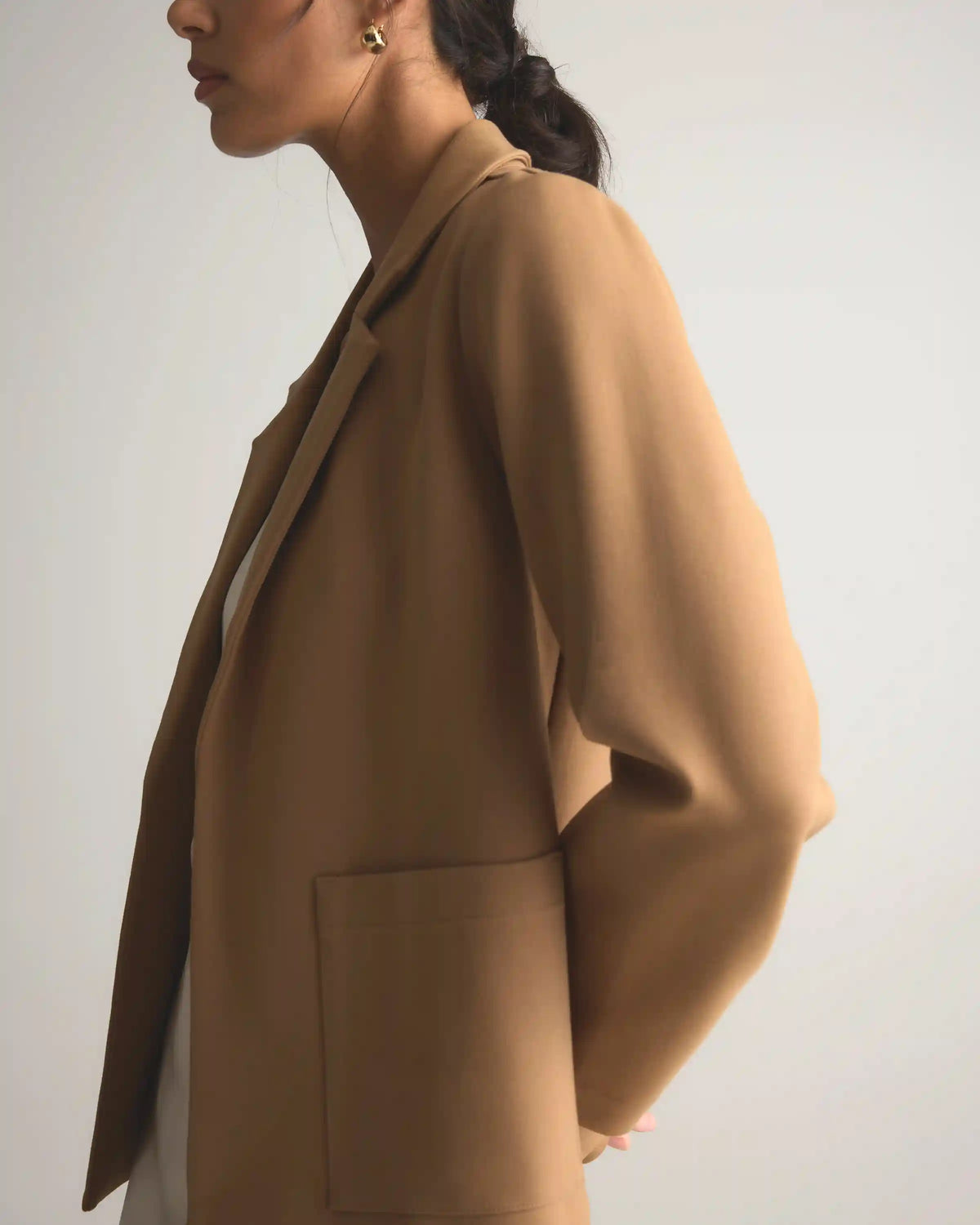 Ultra-Stretch Ponte Open Blazer