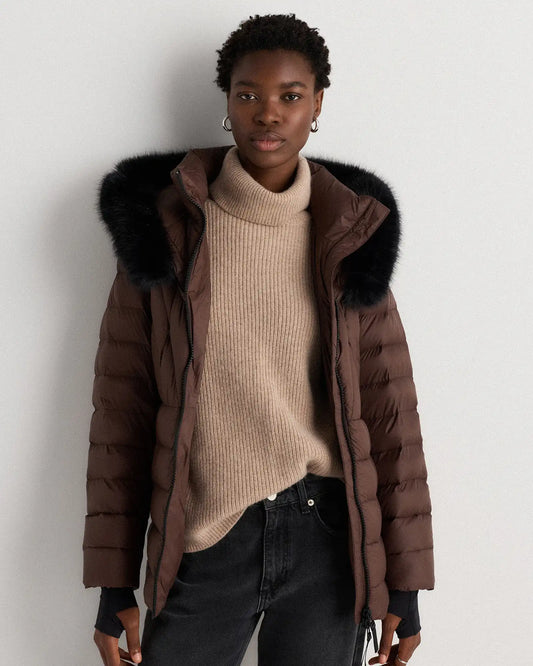 Responsible Down Belted Puffer Coat