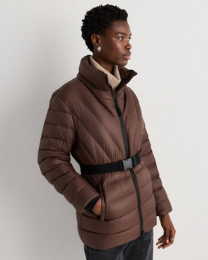 Responsible Down Belted Puffer Coat