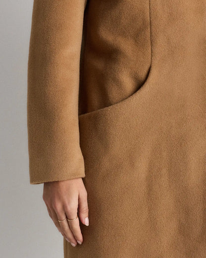 Wool Cashmere Cocoon Coat
