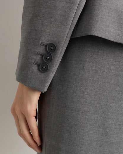 Italian Wool Tailored Blazer