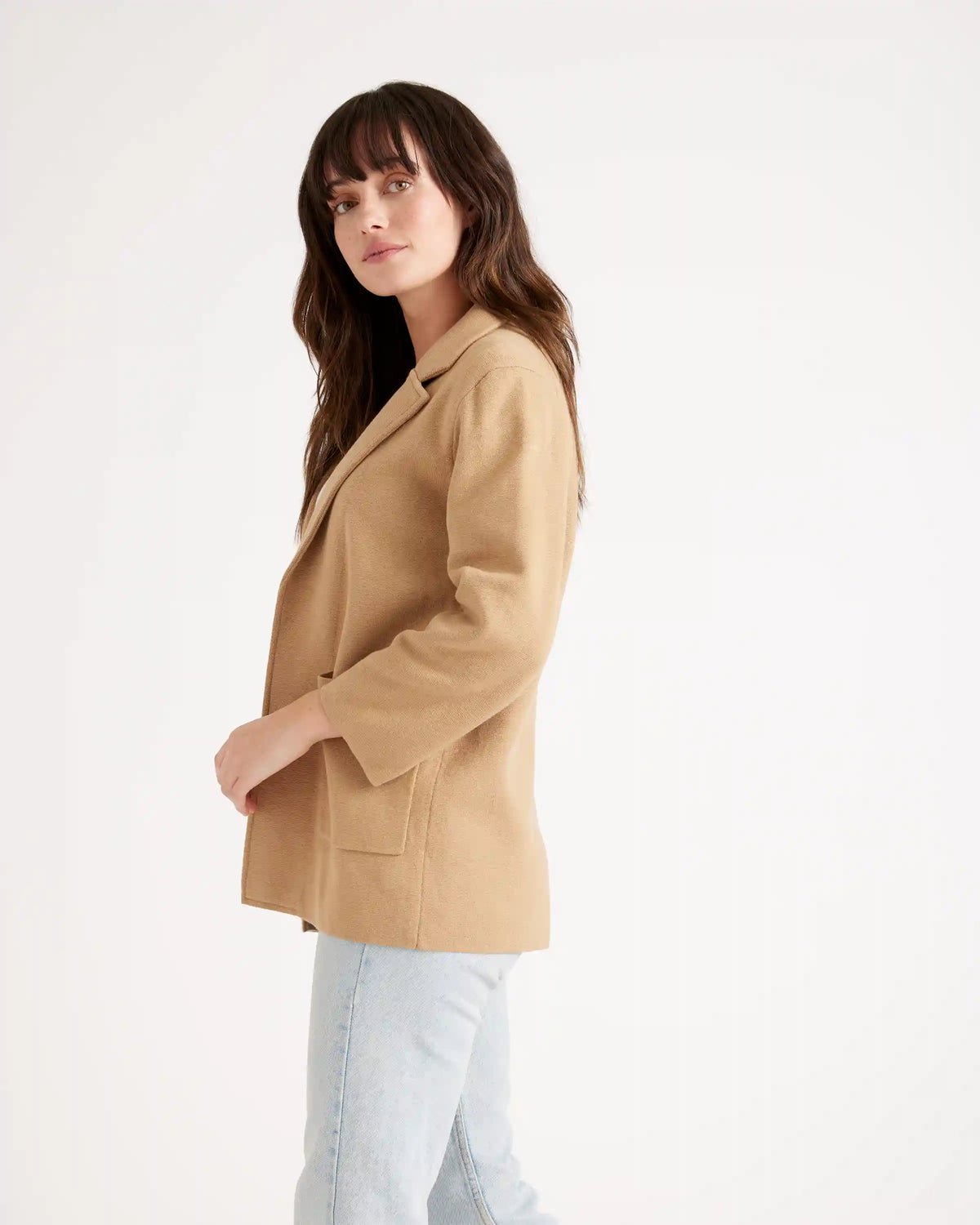 100% Organic Cotton Knit Blazer