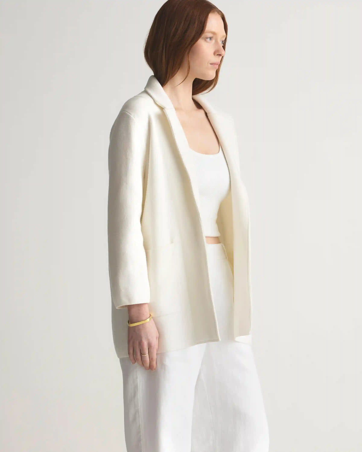 100% Organic Cotton Knit Blazer