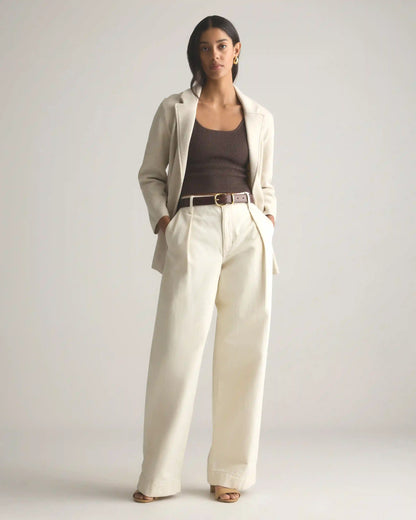 100% Organic Cotton Knit Blazer
