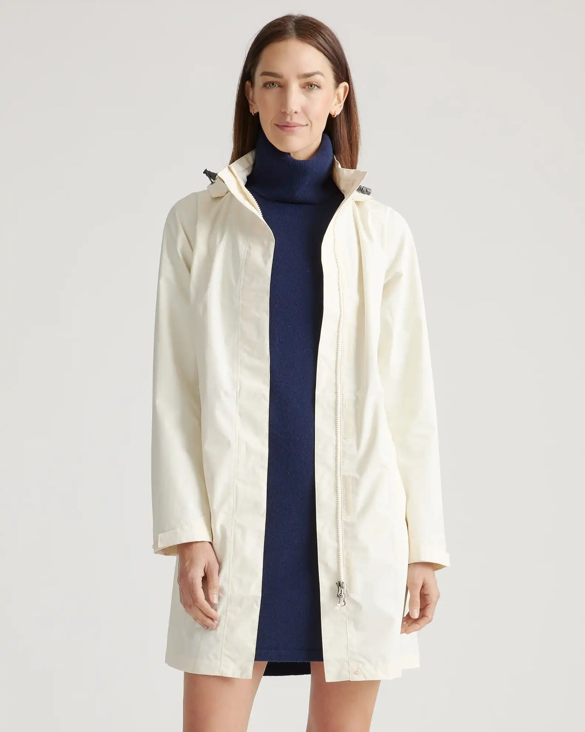Weather Proof Long Rain Shell Jacket