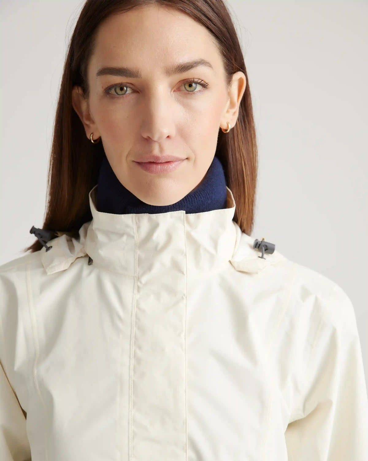 Weather Proof Long Rain Shell Jacket