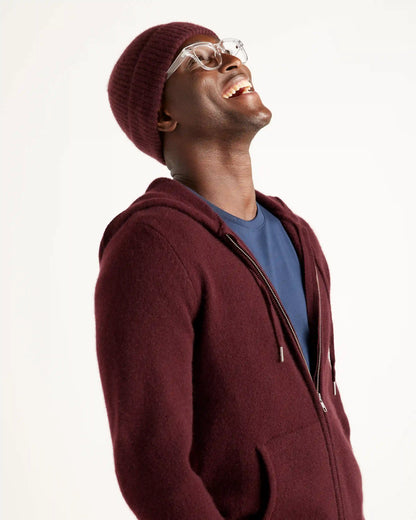 Mongolian Cashmere Ribbed Beanie