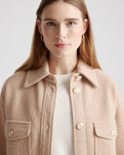 100% Merino Wool Shirt Jacket