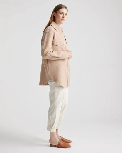 100% Merino Wool Shirt Jacket