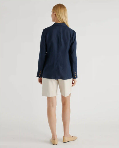 100% European Linen Blazer