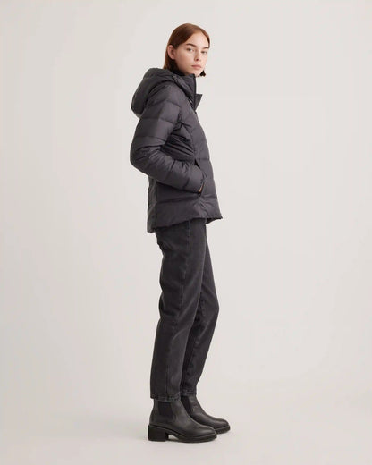 Lightweight Down Packable Puffer Hooded Jacket