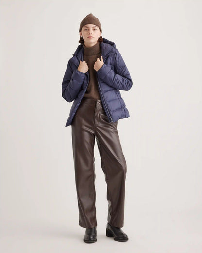 Lightweight Down Packable Puffer Hooded Jacket