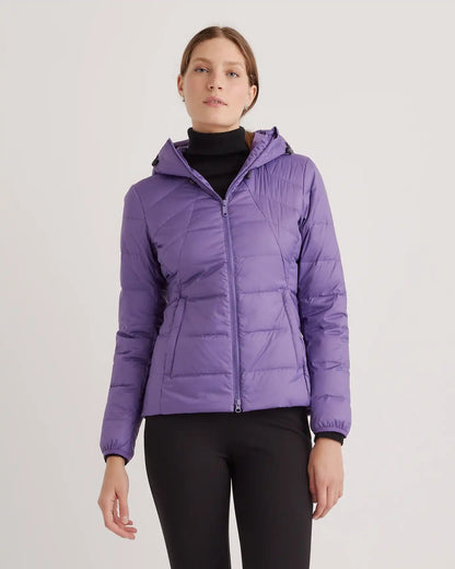 Lightweight Down Packable Puffer Hooded Jacket