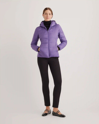 Lightweight Down Packable Puffer Hooded Jacket