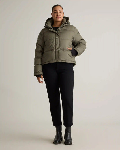 Responsible Down Cropped Puffer Jacket