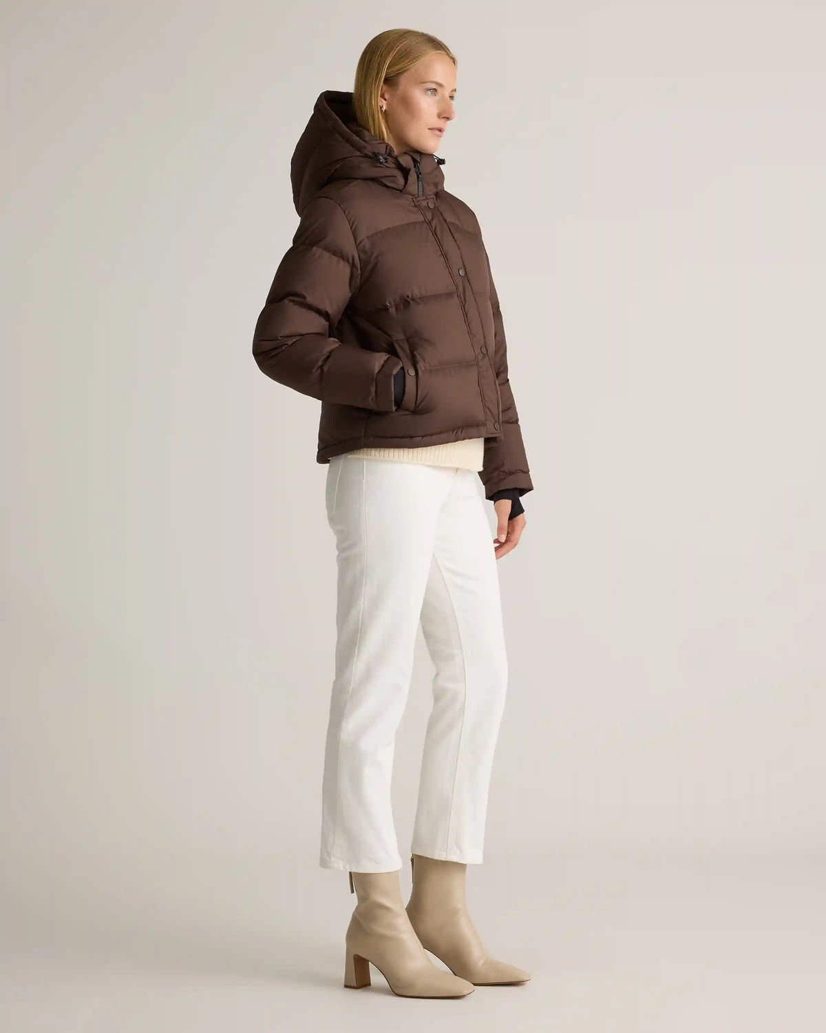 Responsible Down Cropped Puffer Jacket