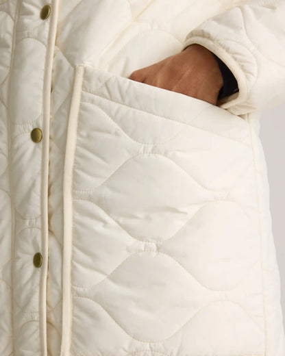 Featherless Quilted Long Puffer Jacket